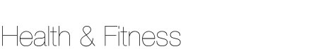 Health & Fitness